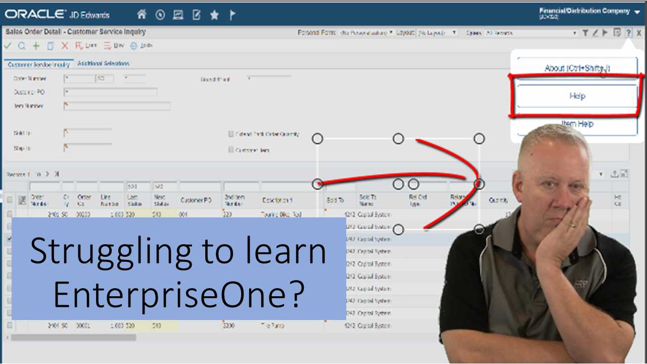 Need EnterpriseOne Training