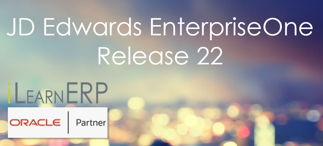 JD Edwards EnterpriseOne Release 22