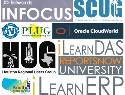 Q3 and Q4 JD Edwards Events