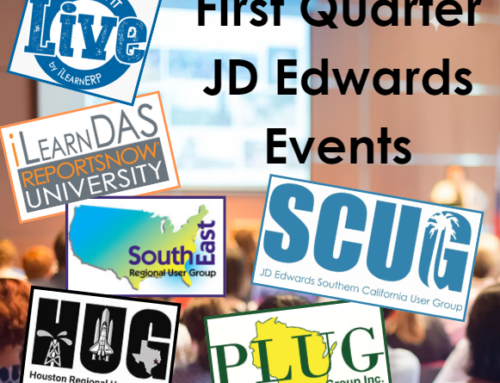 Q1 JD Edwards Events